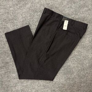 Brooks Brothers Regent Fit Wool Dress Pants - Gray